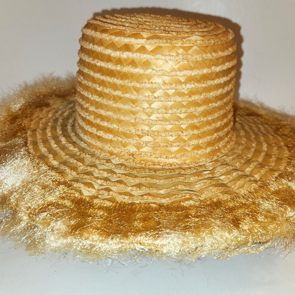 Vintage Straw Hat Made in Italy **READ**